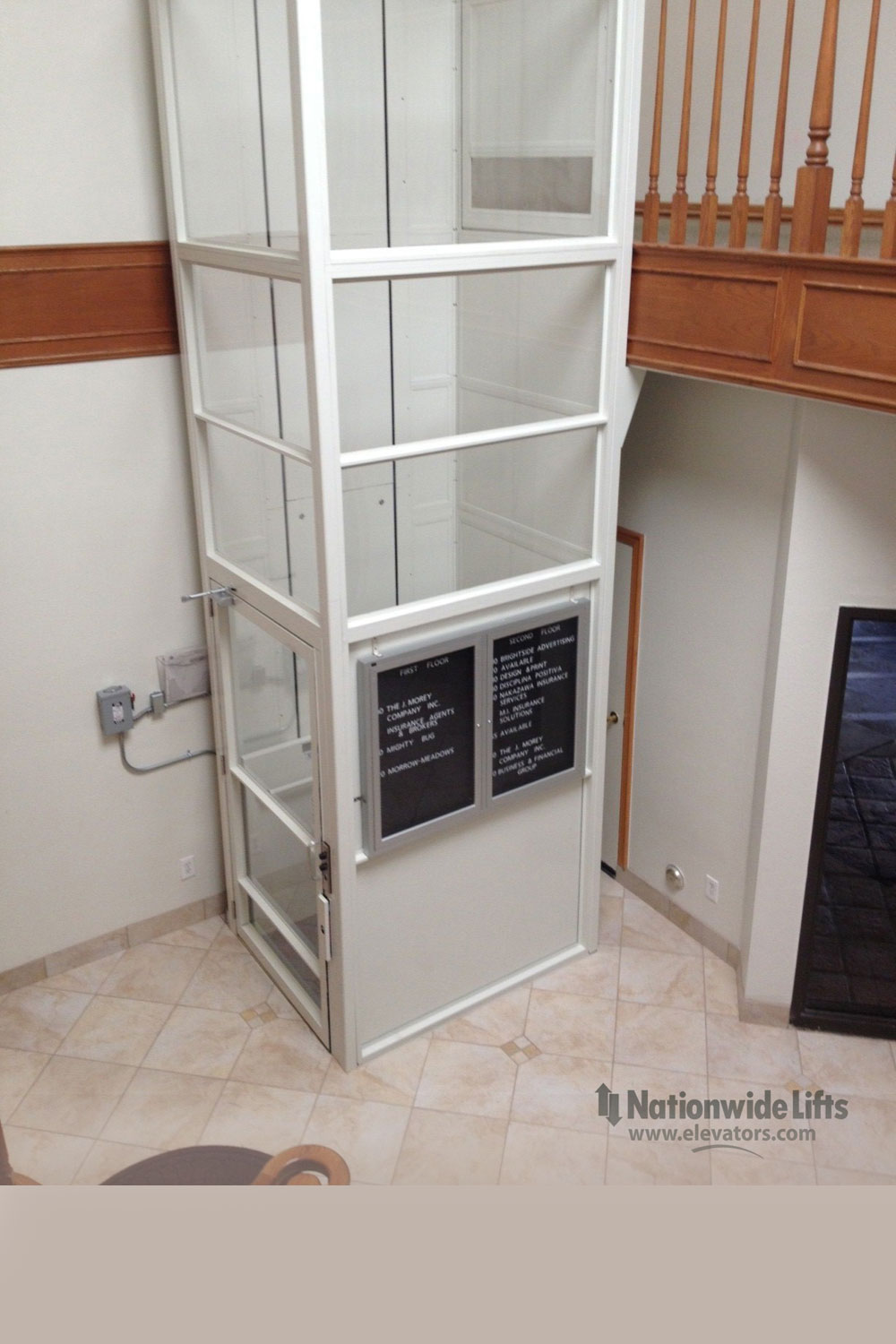 Vertical Wheelchair Lift Enclosed Elevators Nationwide Lifts