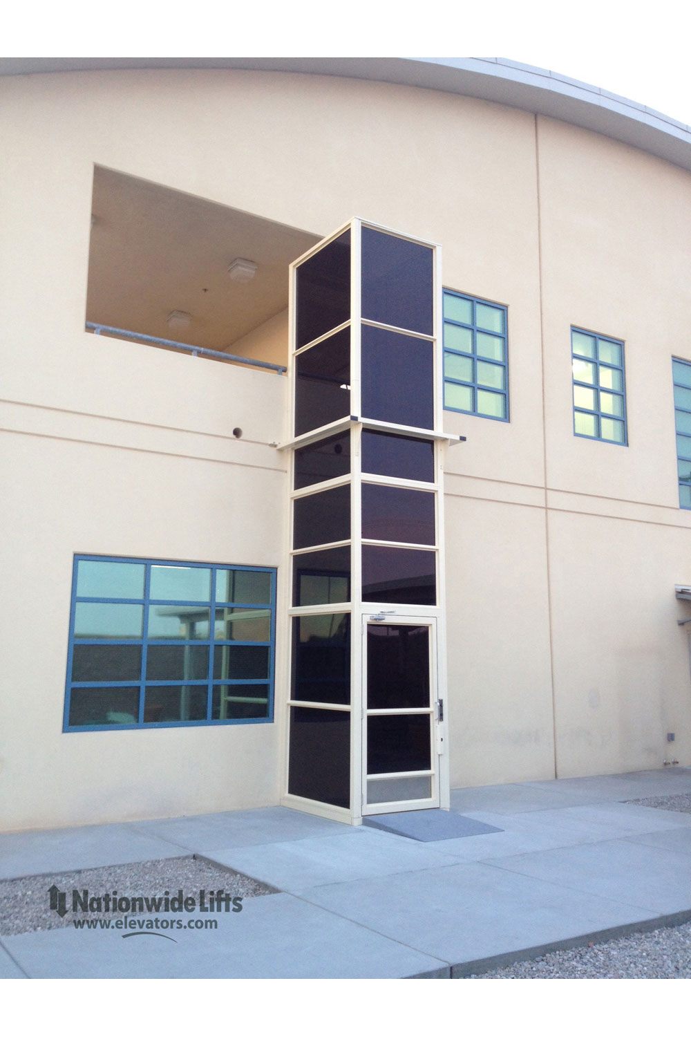 Vertical Wheelchair Lift Enclosed Elevators Nationwide Lifts
