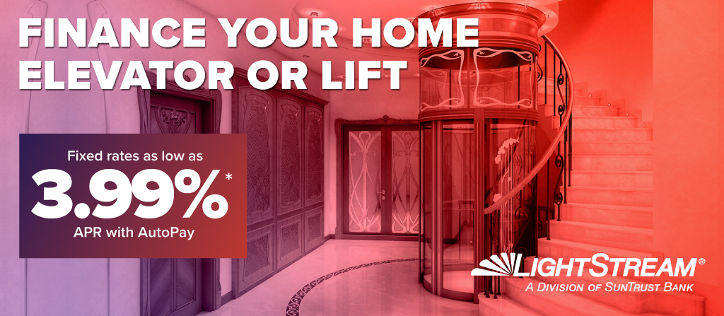 Finance your home elevator or lift