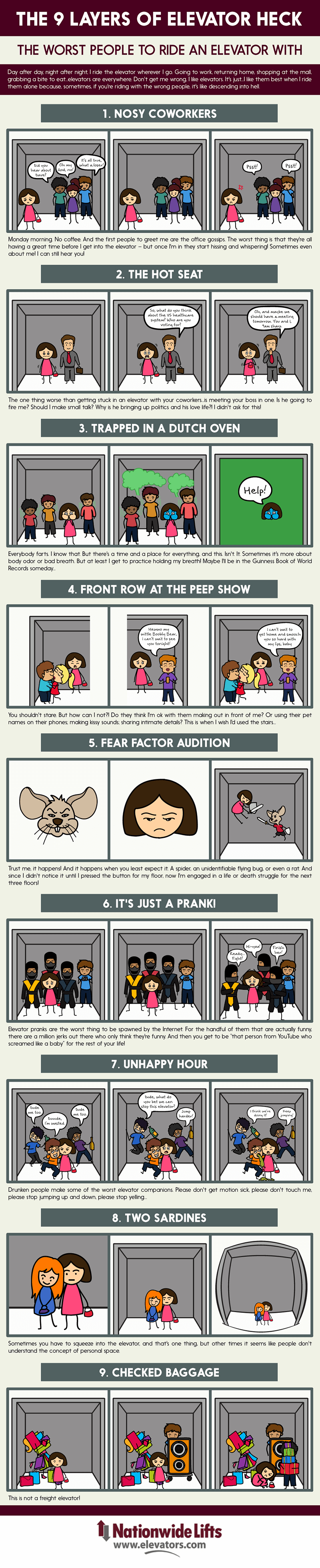 9-worst-people-for-introverts-to-be-with-in-elevators-#infographic