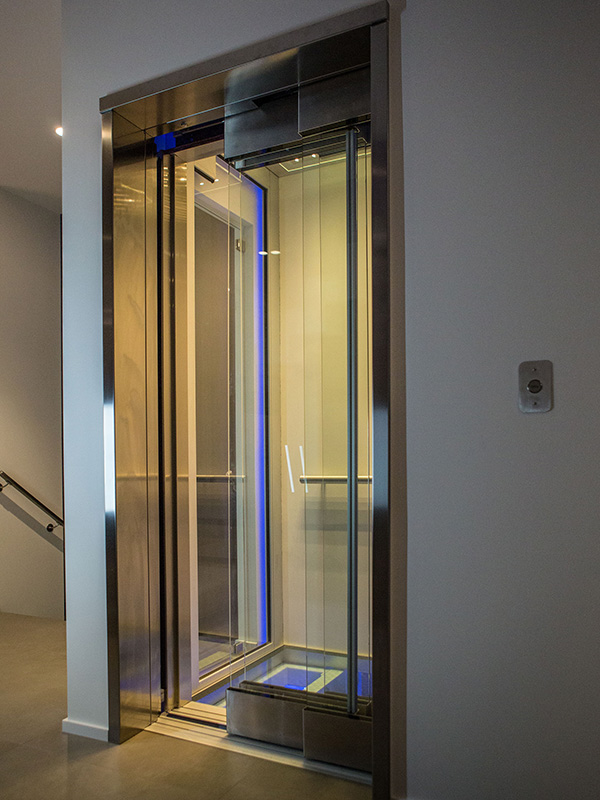 glass elevator