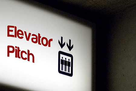 Elevator Pitch Sign 450