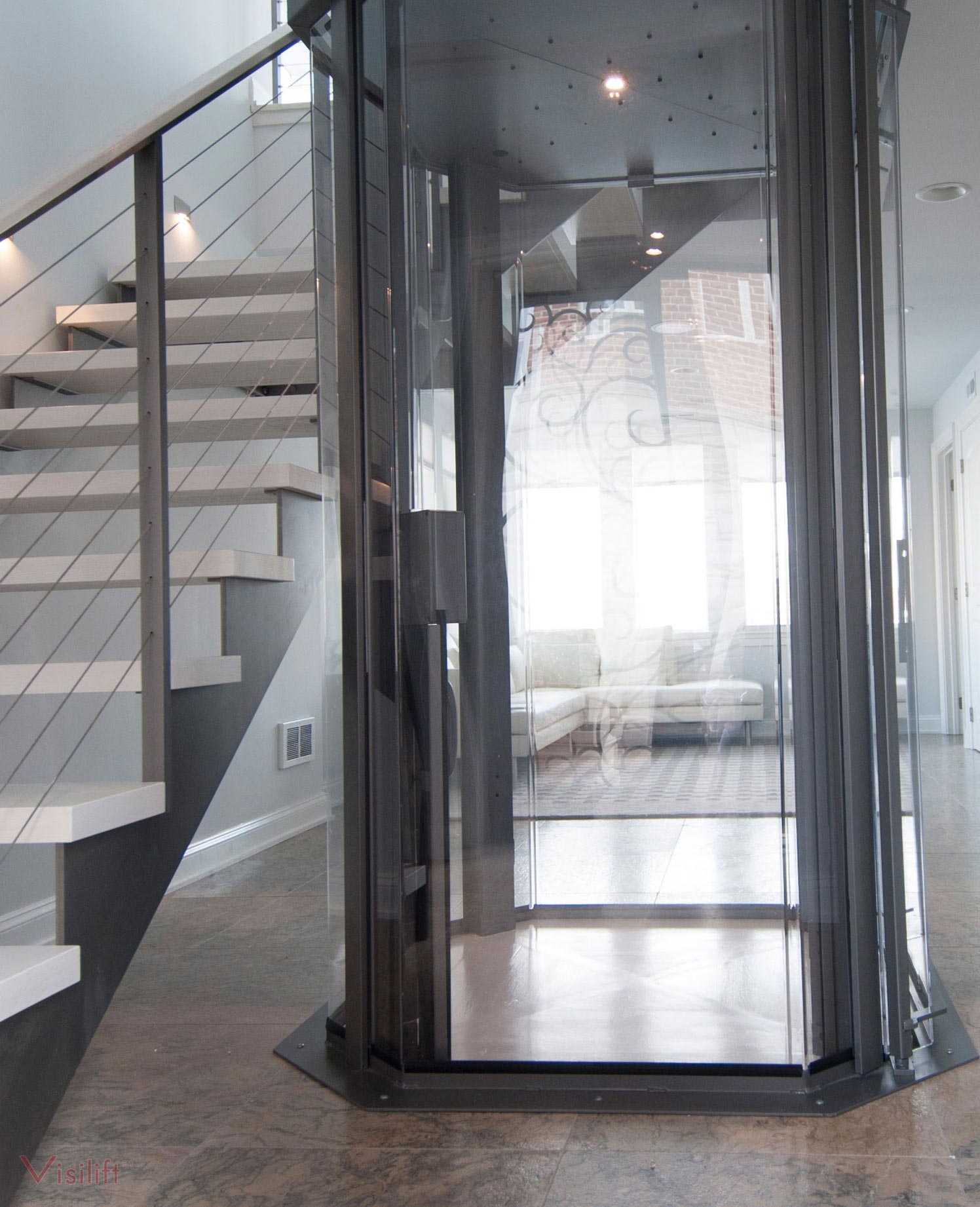 Glass Cable Elevator - Octagonal - Elevators | Nationwide Lifts