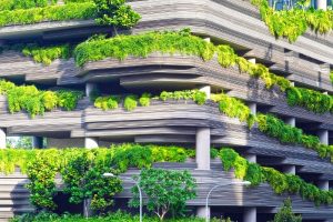 green glassary building